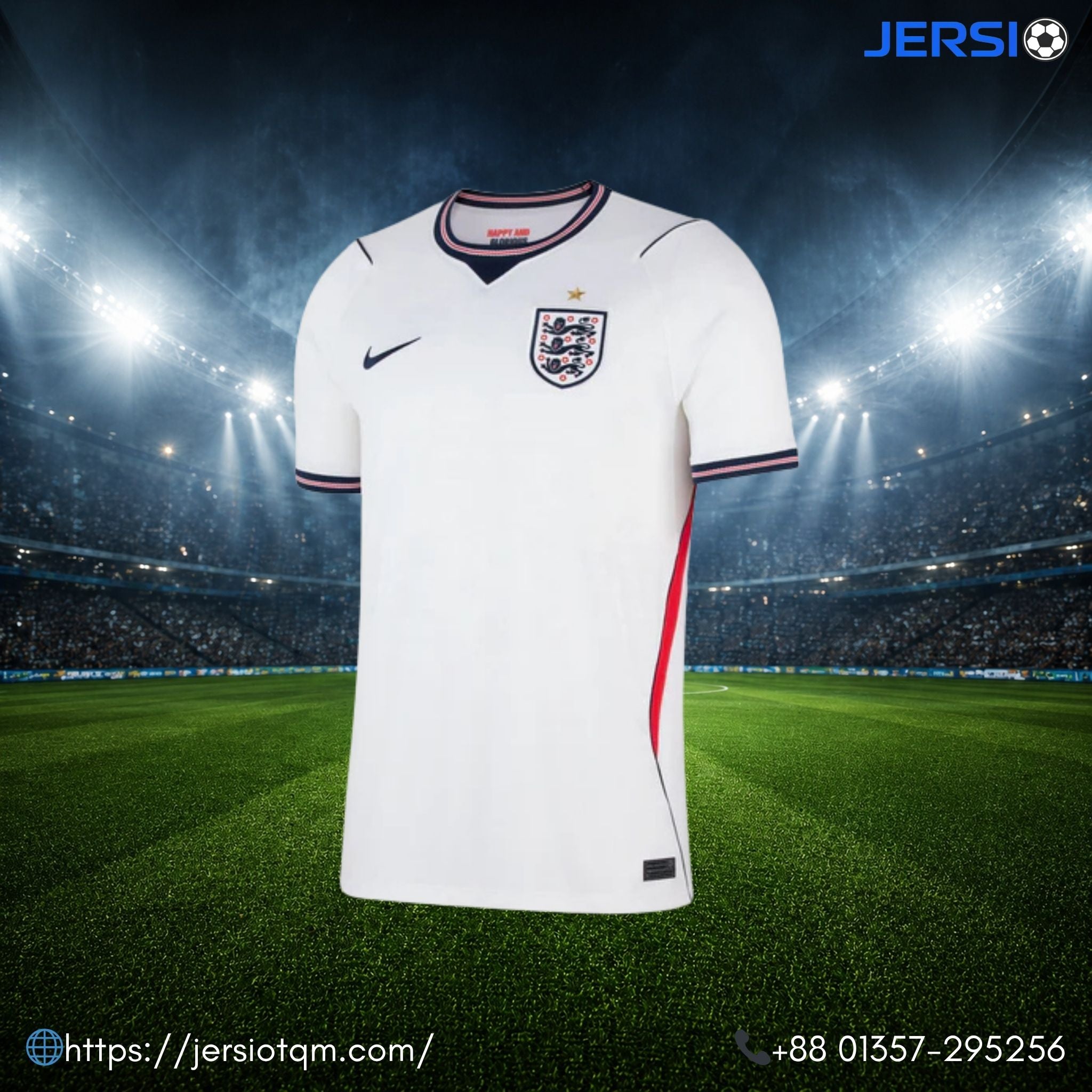 England 2026 World Cup Player Edition Home Jersey